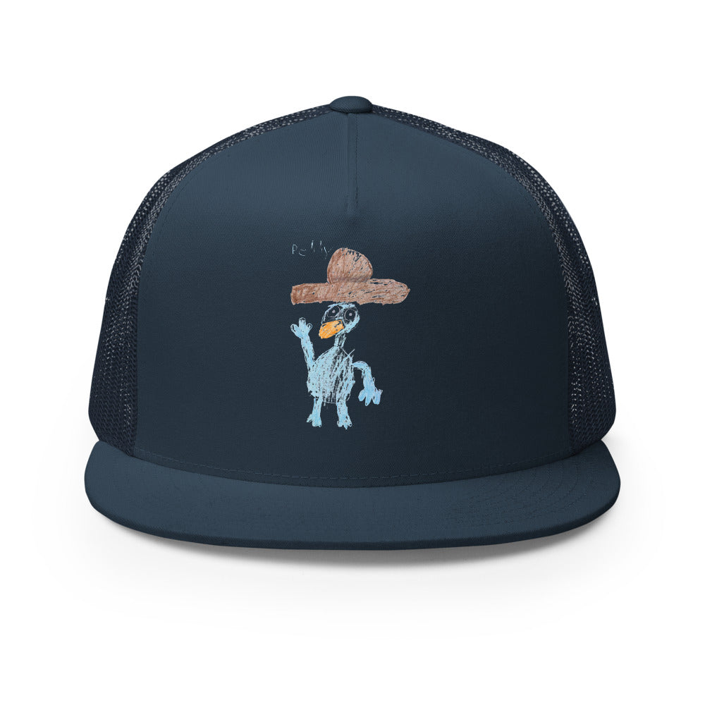 Perry — 5-Panel Trucker — Navy