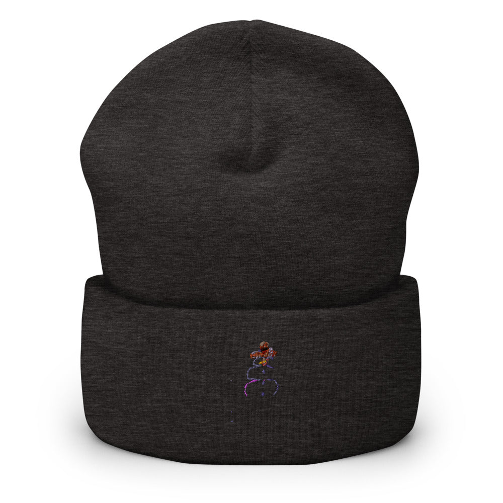 Snowman — Cuffed Beanie — Dark Grey