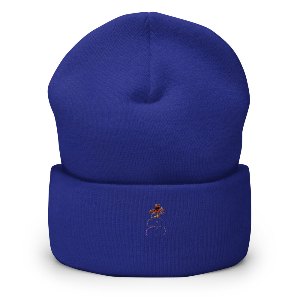 Snowman — Cuffed Beanie — Royal