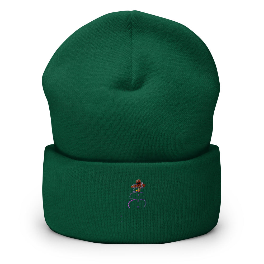 Snowman — Cuffed Beanie — Spruce