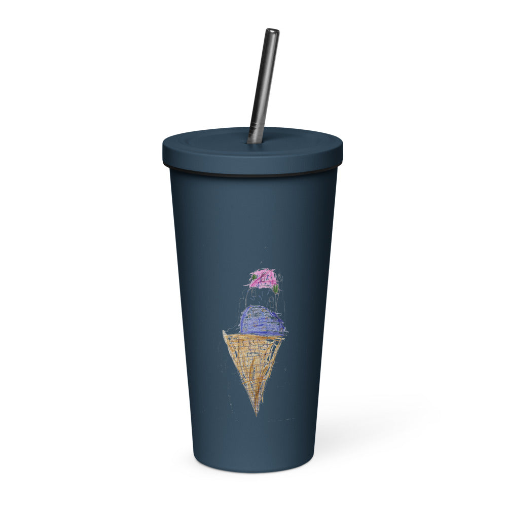 icecream-insulated-tumbler — Navy