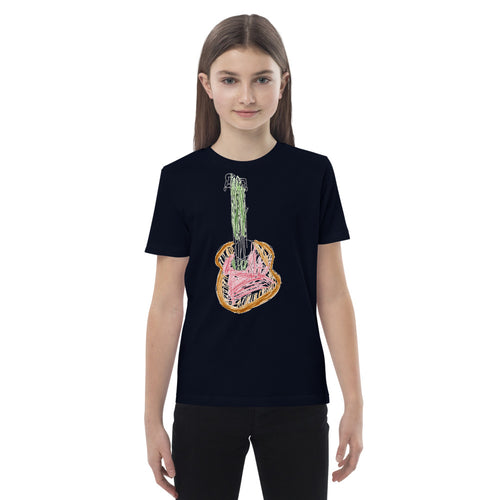 Turkey on Kids Organic Cotton Tee — French Navy