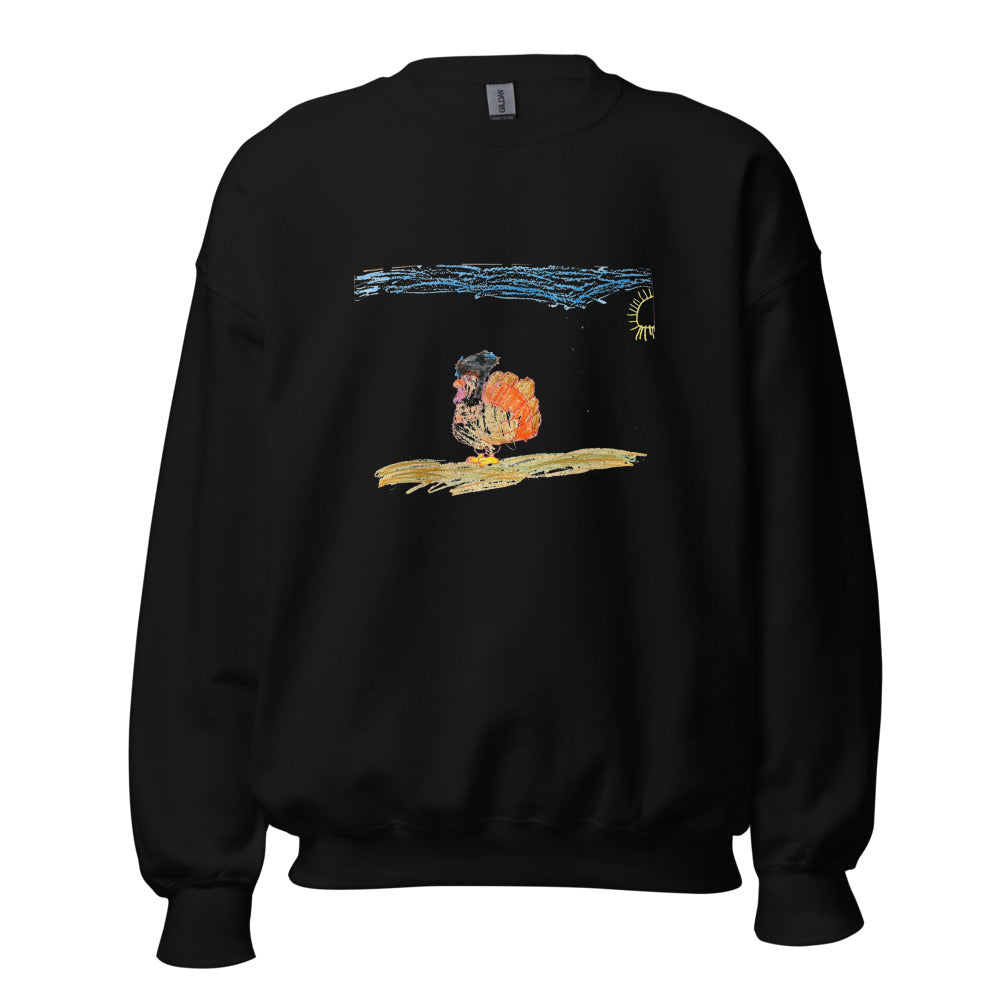 crewneck-gildan-18000 — Black