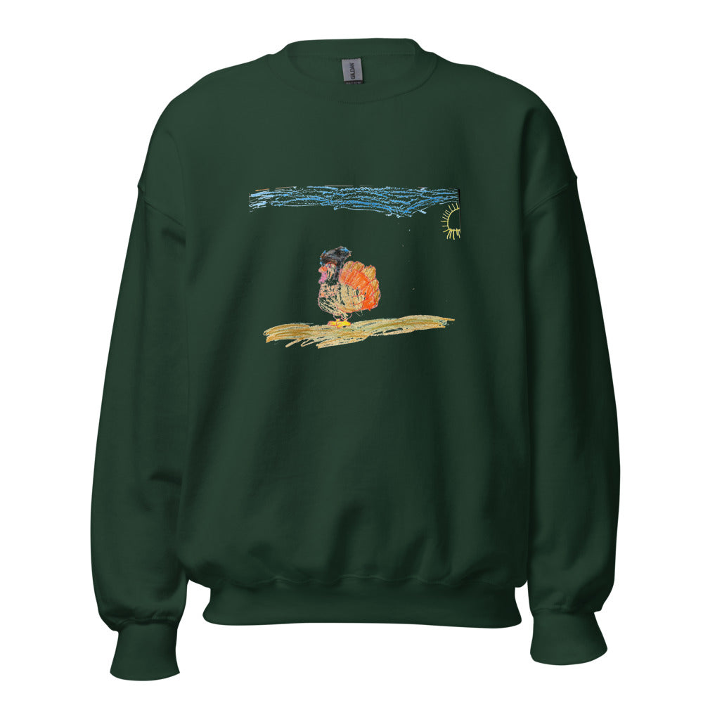 crewneck-gildan-18000 — Forest Green