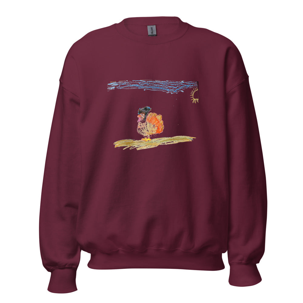 crewneck-gildan-18000 — Maroon