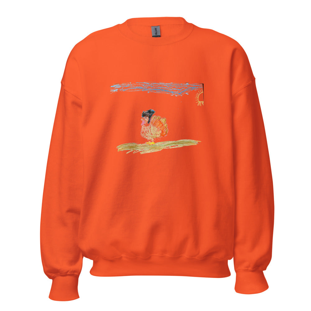 crewneck-gildan-18000 — Orange
