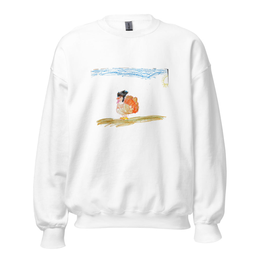 crewneck-gildan-18000 — White