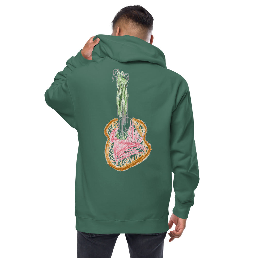 Turkey on Unisex Zip-Up Hoodie — Alpine Green