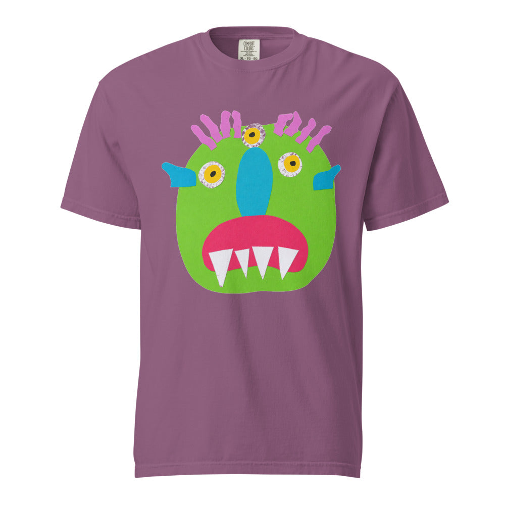 Turkey on Heavyweight Garment-Dyed Tee — Berry
