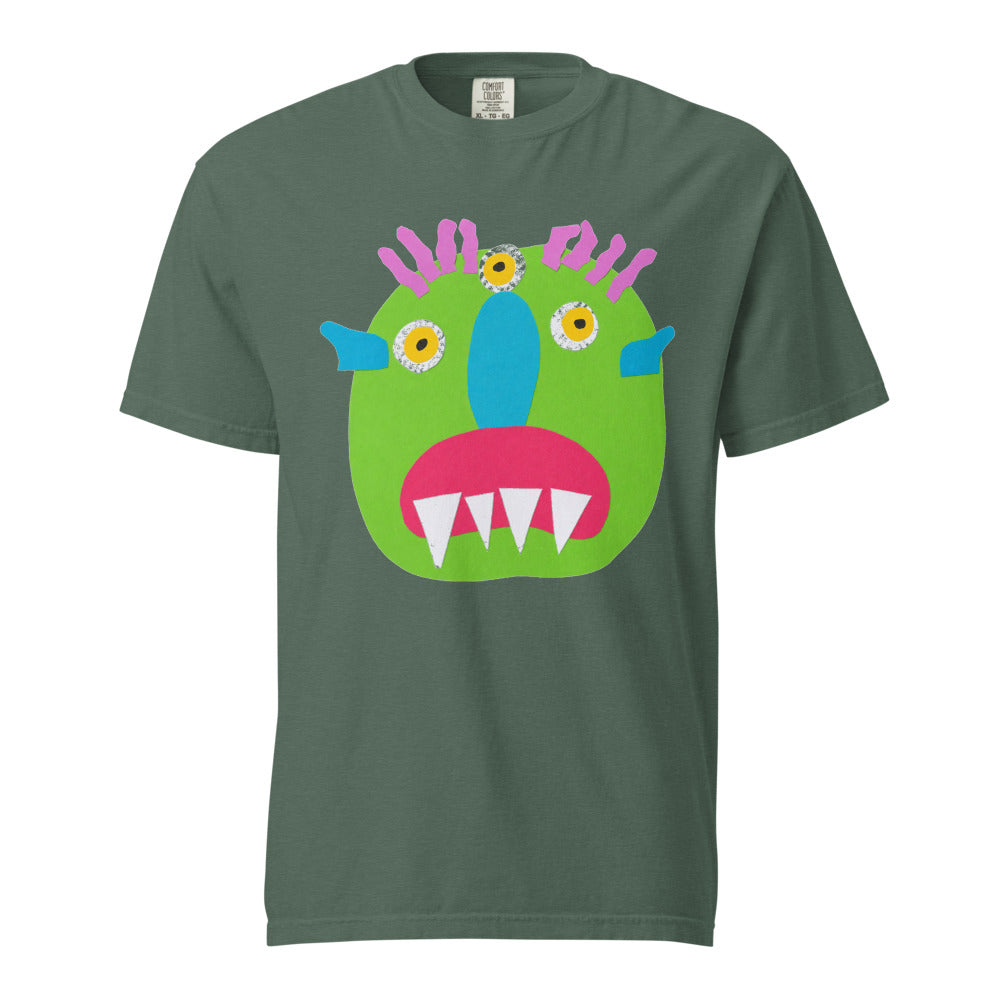Turkey on Heavyweight Garment-Dyed Tee — Blue Spruce