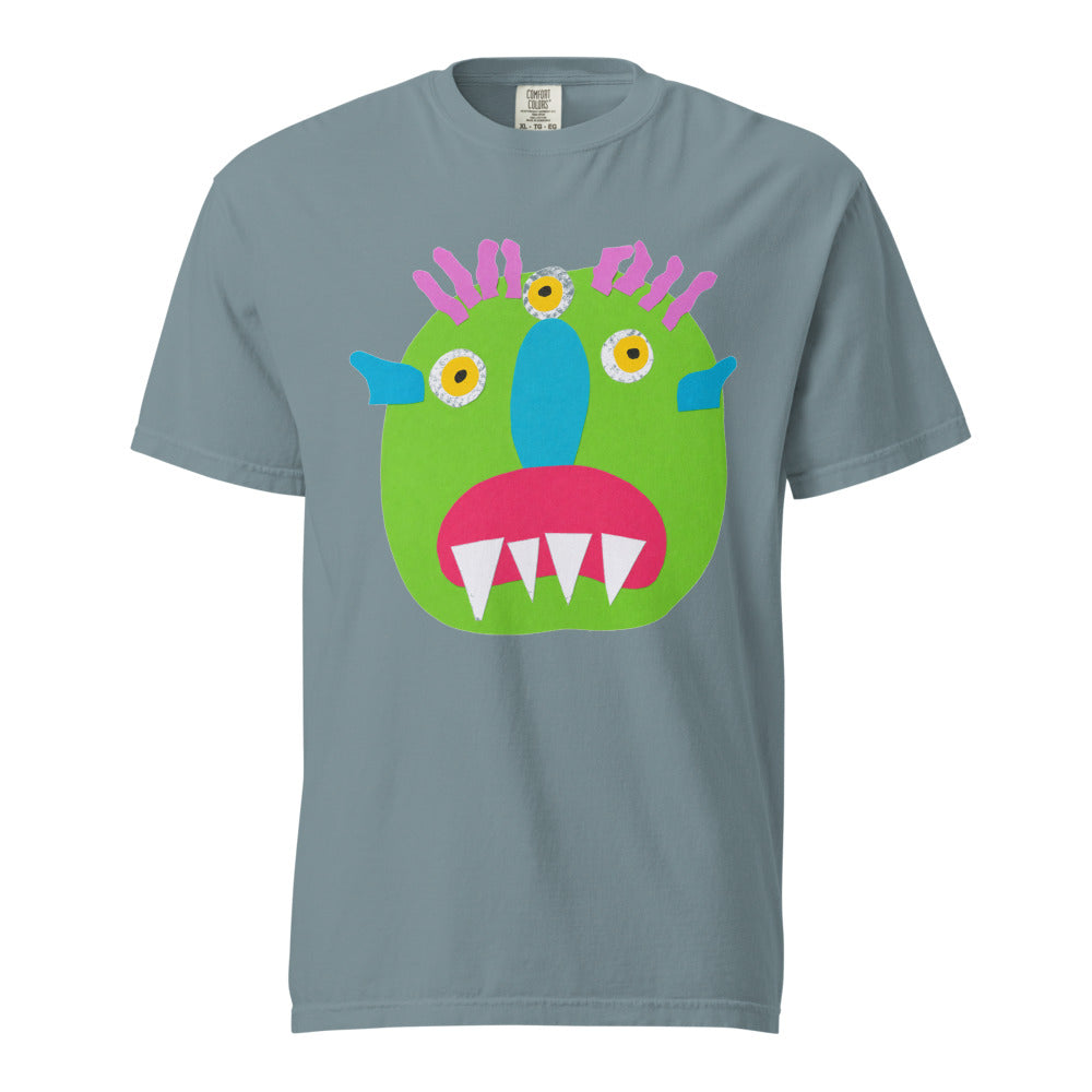 Turkey on Heavyweight Garment-Dyed Tee — Ice Blue