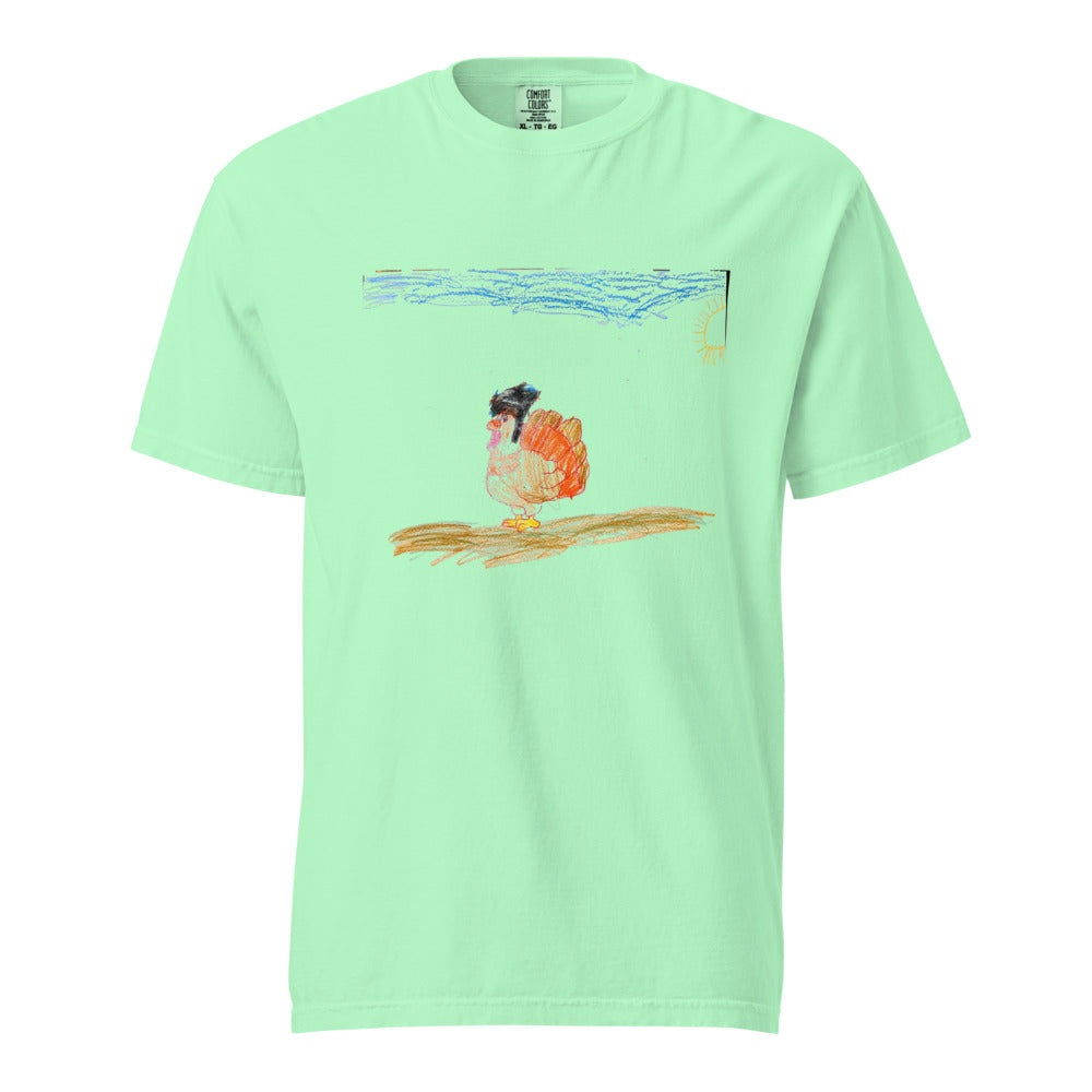Turkey on Heavyweight Garment-Dyed Tee — Island Reef
