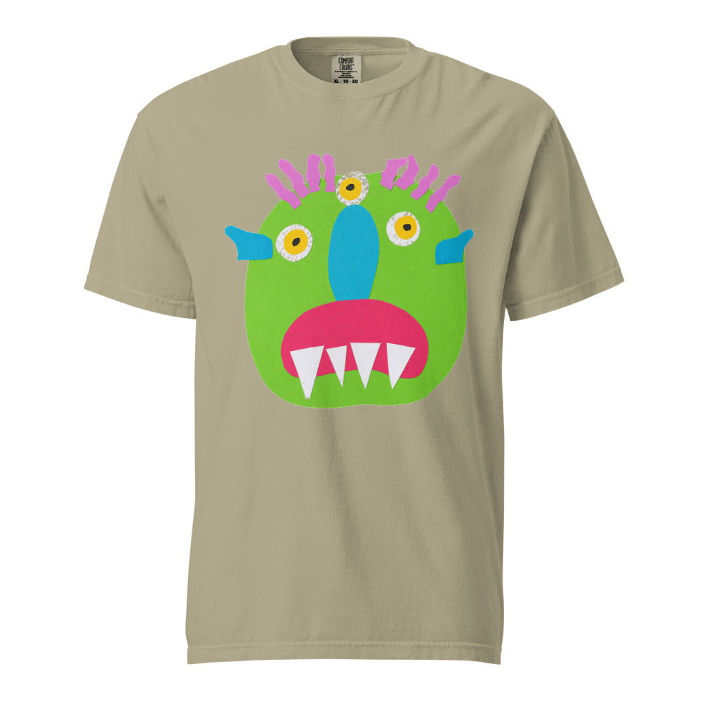 Turkey on Heavyweight Garment-Dyed Tee — Khaki