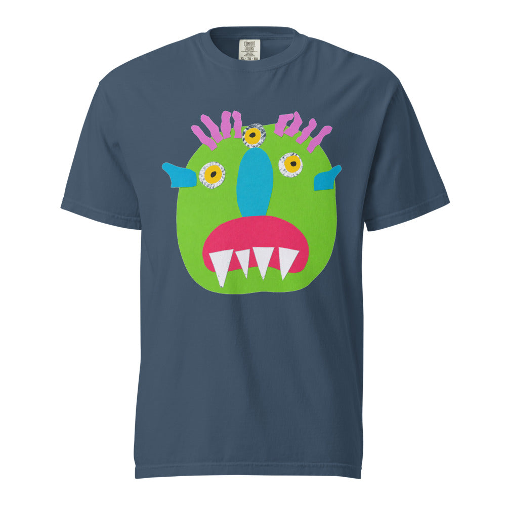 Turkey on Heavyweight Garment-Dyed Tee — Midnight