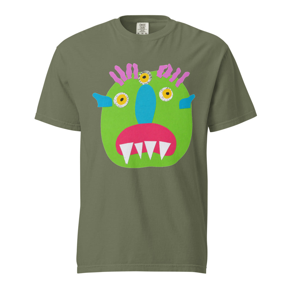 Turkey on Heavyweight Garment-Dyed Tee — Moss