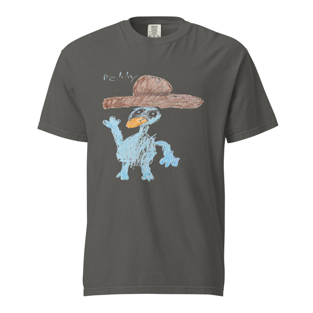 Turkey on Heavyweight Garment-Dyed Tee — Pepper