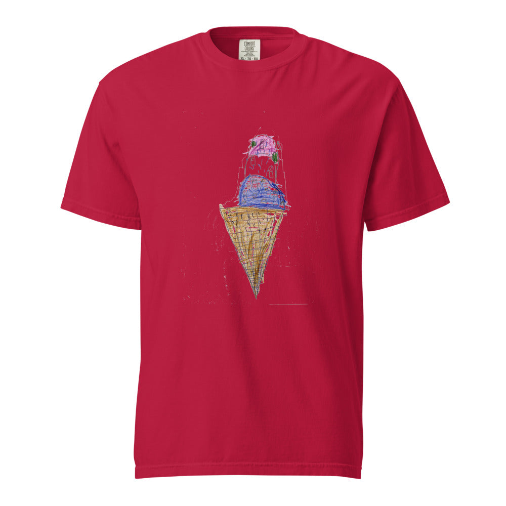icecream-unisex-heavyweight-cc-1717 - Red