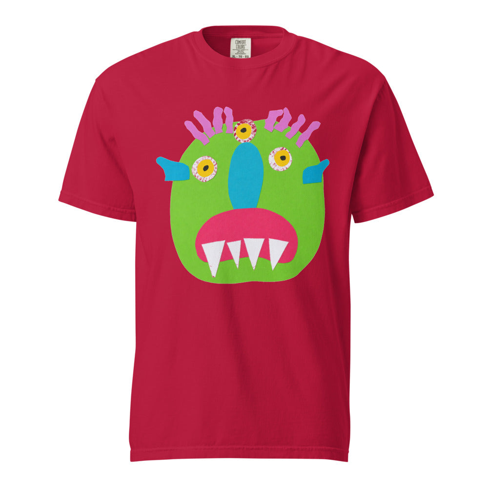 Turkey on Heavyweight Garment-Dyed Tee — Red