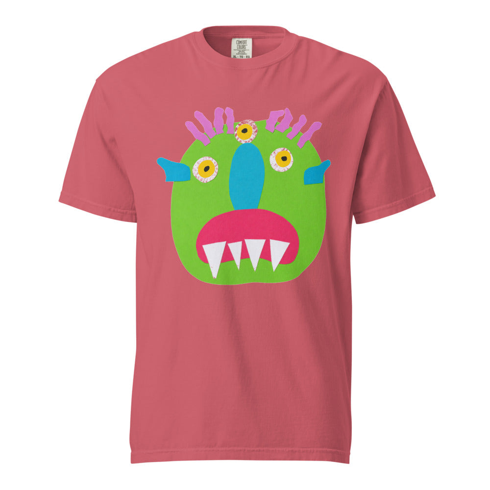 Turkey on Heavyweight Garment-Dyed Tee — Watermelon
