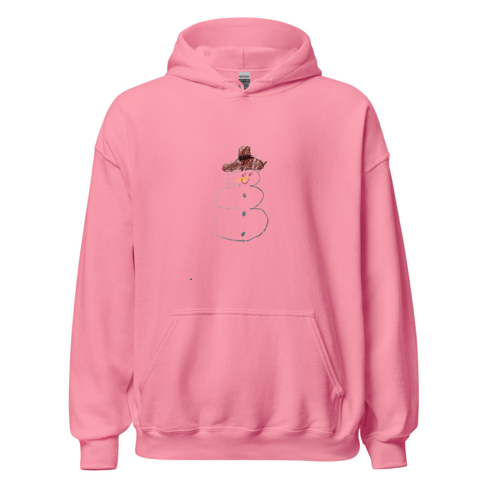 snowman-adult-hoodie-gildan-18500 - Azalea