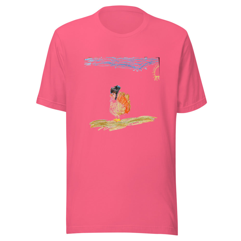 turkey-tee-bc-3001 - Charity Pink