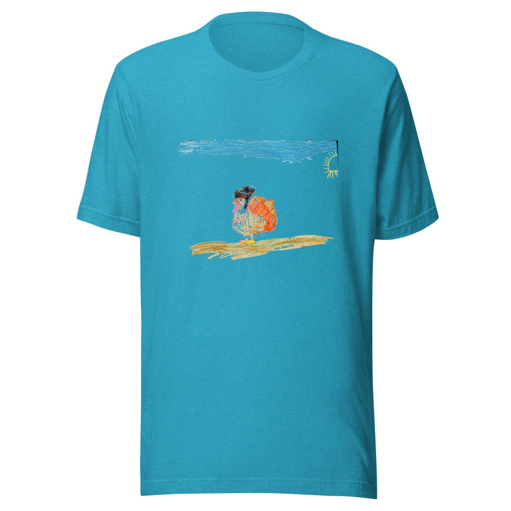 tee-bc-3001 — Heather Aqua