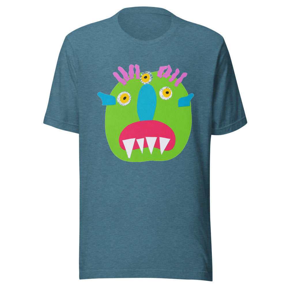 monster-tee-bc-3001 - Heather Deep Teal (hi-res)