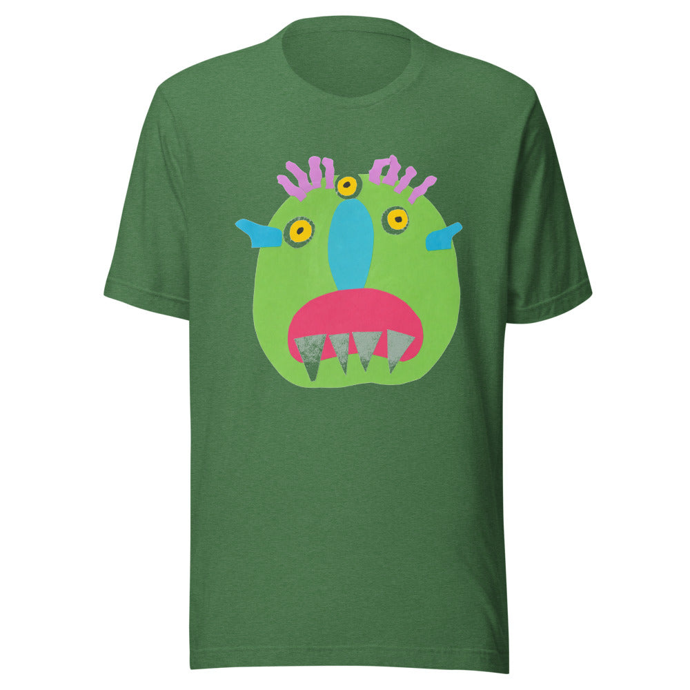 monster-tee-bc-3001 - Heather Grass Green
