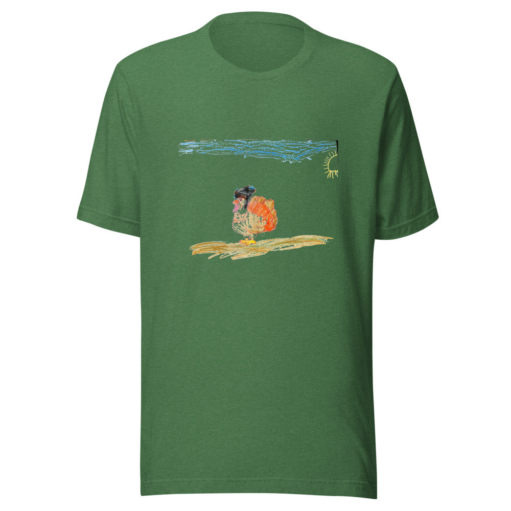 tee-bc-3001 — Heather Grass Green