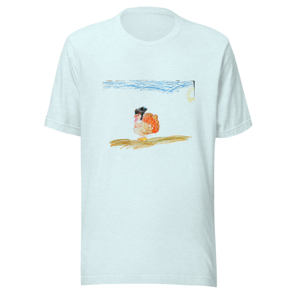 tee-bc-3001 — Heather Ice Blue
