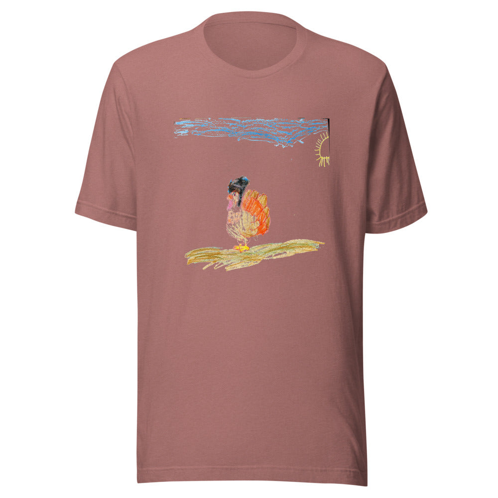turkey-tee-bc-3001 - Heather Mauve