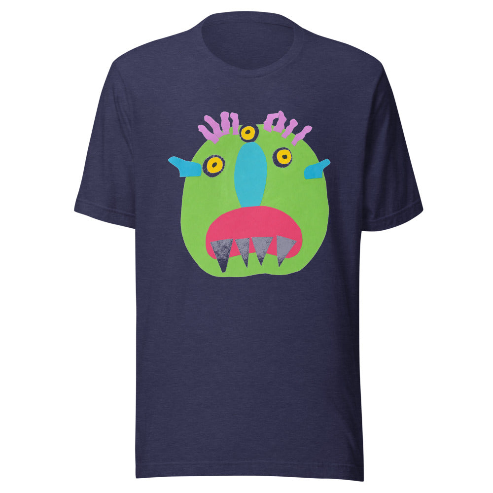 monster-tee-bc-3001 - Heather Midnight Navy