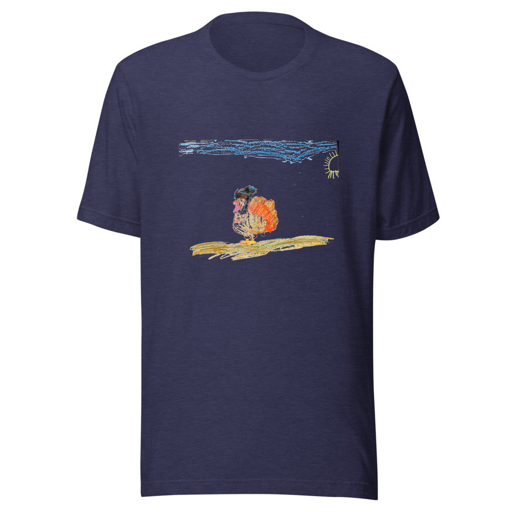 tee-bc-3001 — Heather Midnight Navy