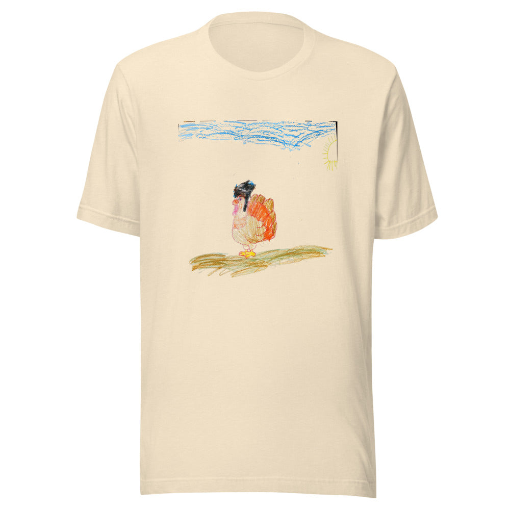 turkey-tee-bc-3001 - Heather Natural