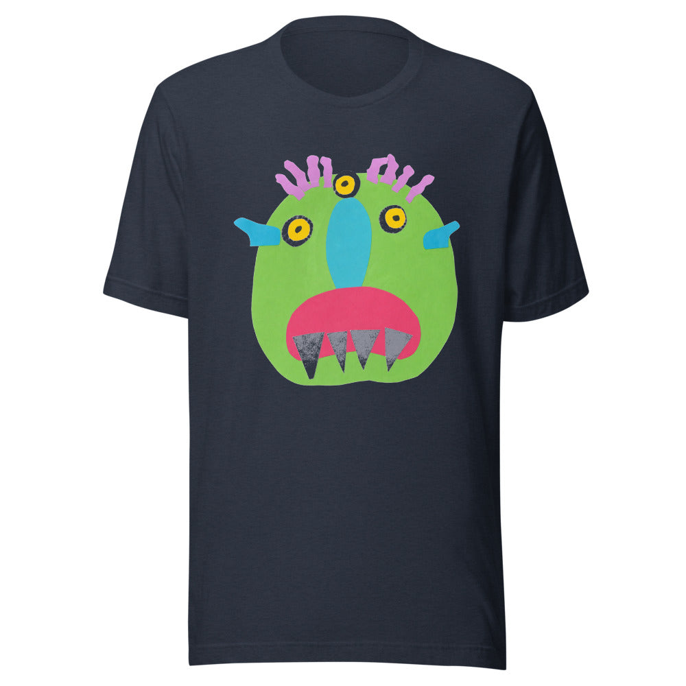 monster-tee-bc-3001 - Heather Navy