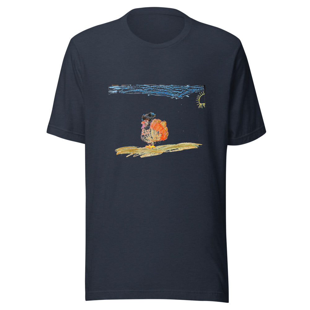tee-bc-3001 — Heather Navy