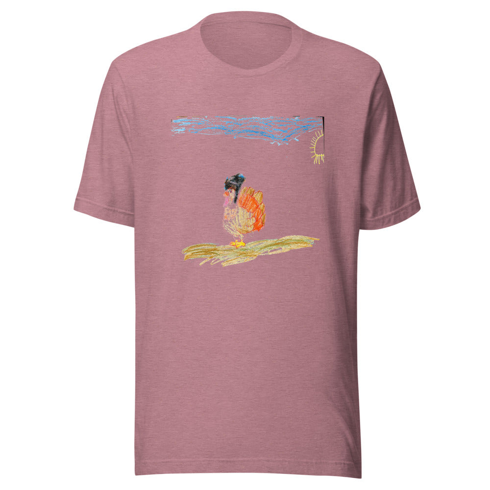 turkey-tee-bc-3001 - Heather Orchid