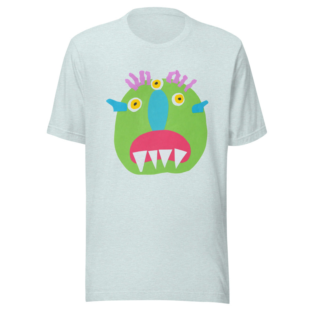 monster-tee-bc-3001 - Heather Prism Ice Blue