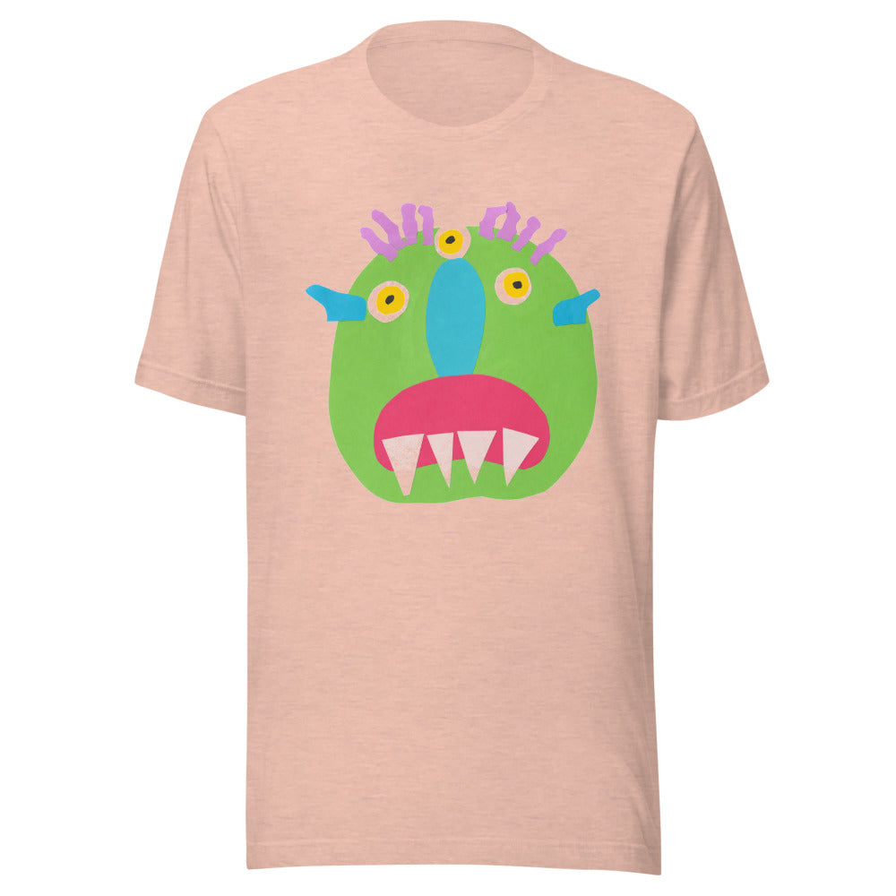 monster-tee-bc-3001 - Heather Prism Peach