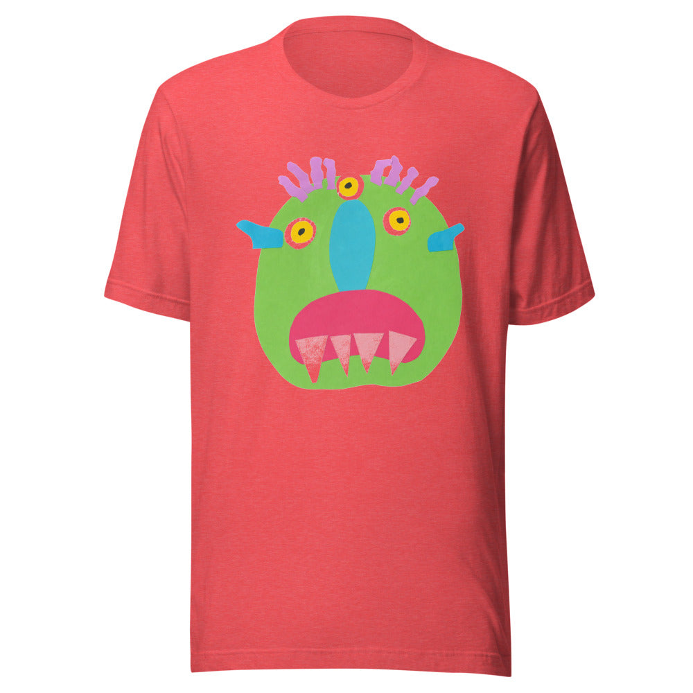 monster-tee-bc-3001 - Heather Red