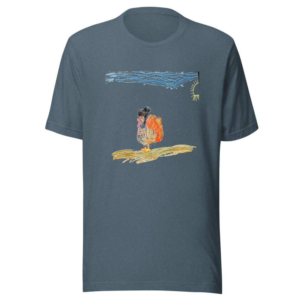 turkey-tee-bc-3001 - Heather Slate