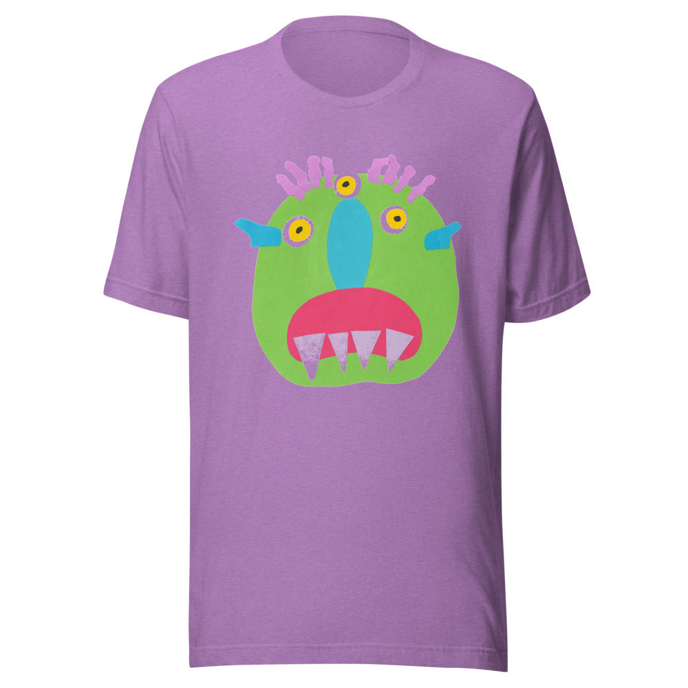 monster-tee-bc-3001 - Heather Team Purple