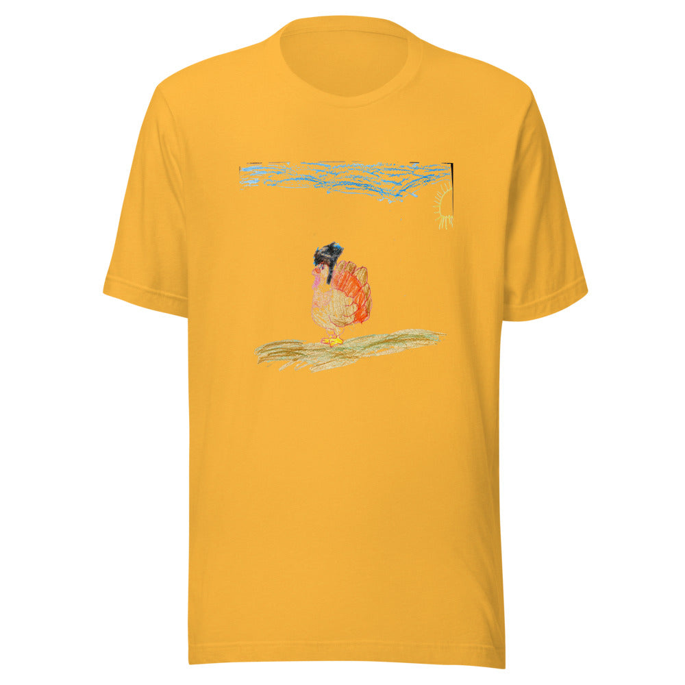turkey-tee-bc-3001 - Heather Yellow Gold