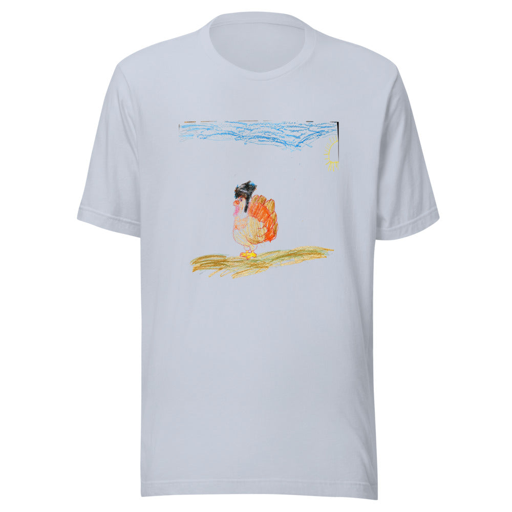 turkey-tee-bc-3001 - Light Blue
