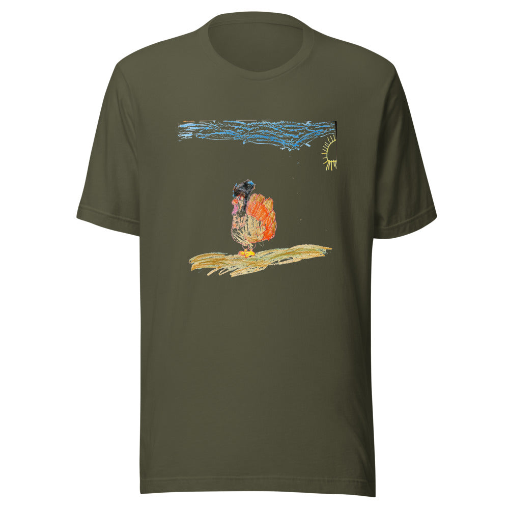 turkey-tee-bc-3001 - Military Green