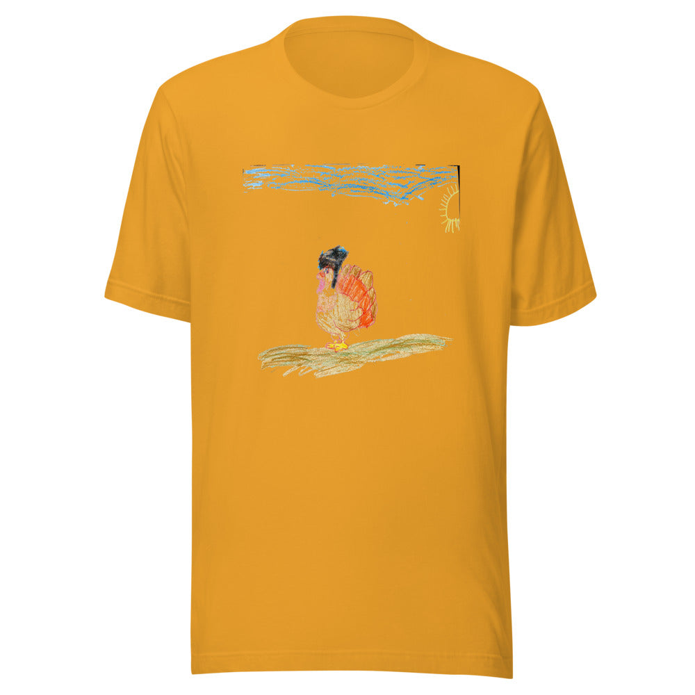turkey-tee-bc-3001 - Mustard