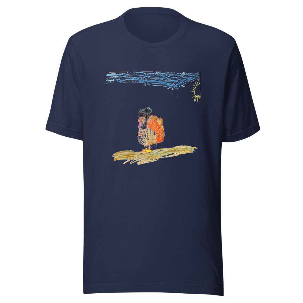 turkey-tee-bc-3001 - Navy