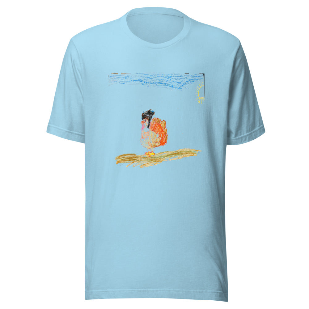 turkey-tee-bc-3001 - Ocean Blue