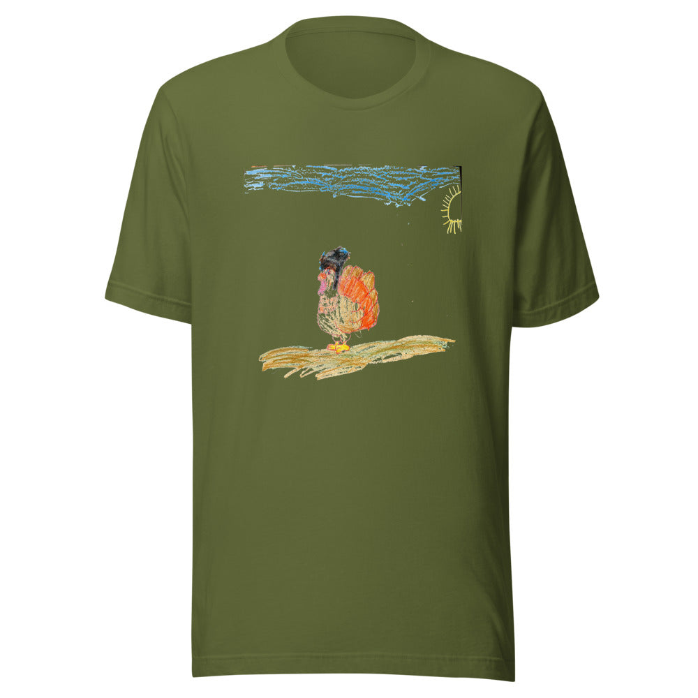 turkey-tee-bc-3001 - Olive