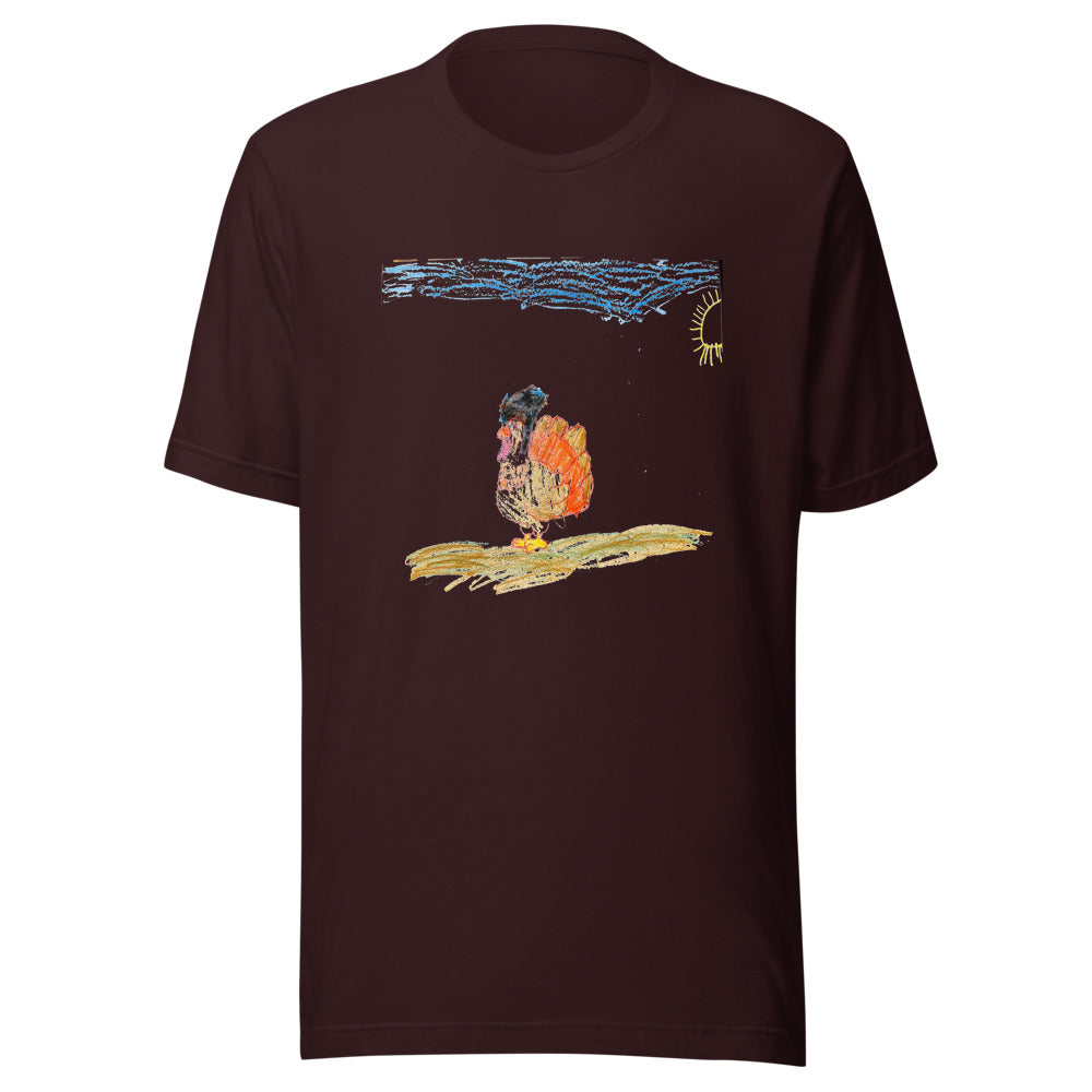 turkey-tee-bc-3001 - Oxblood Black